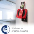 thumbnail image 4 of VTech DECT 6.0 Combiné Simple Téléphone Sans Fil avec CID, Clavier Rétroéclairé et Écran, Combiné Haut-Parleur Double/complet, et Bloc d'Appel Rouge, 4 of 8