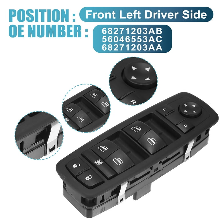 68271203AB Driver Side Power Window Master Control Switch for