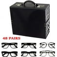 thumbnail image 7 of Fetcoi, 48 Slot Medium Sunglass Case Suitcase Card Eyeglasses Display Organizer Eyeglasses Storage Lockable Case Organizer, 7 of 7