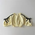 thumbnail image 4 of WOYY Newborn Girls Outfits Cotton Crewneck Sweatshirt Sweatpants Sweatsuit, Sizes 3-6M, 4 of 4