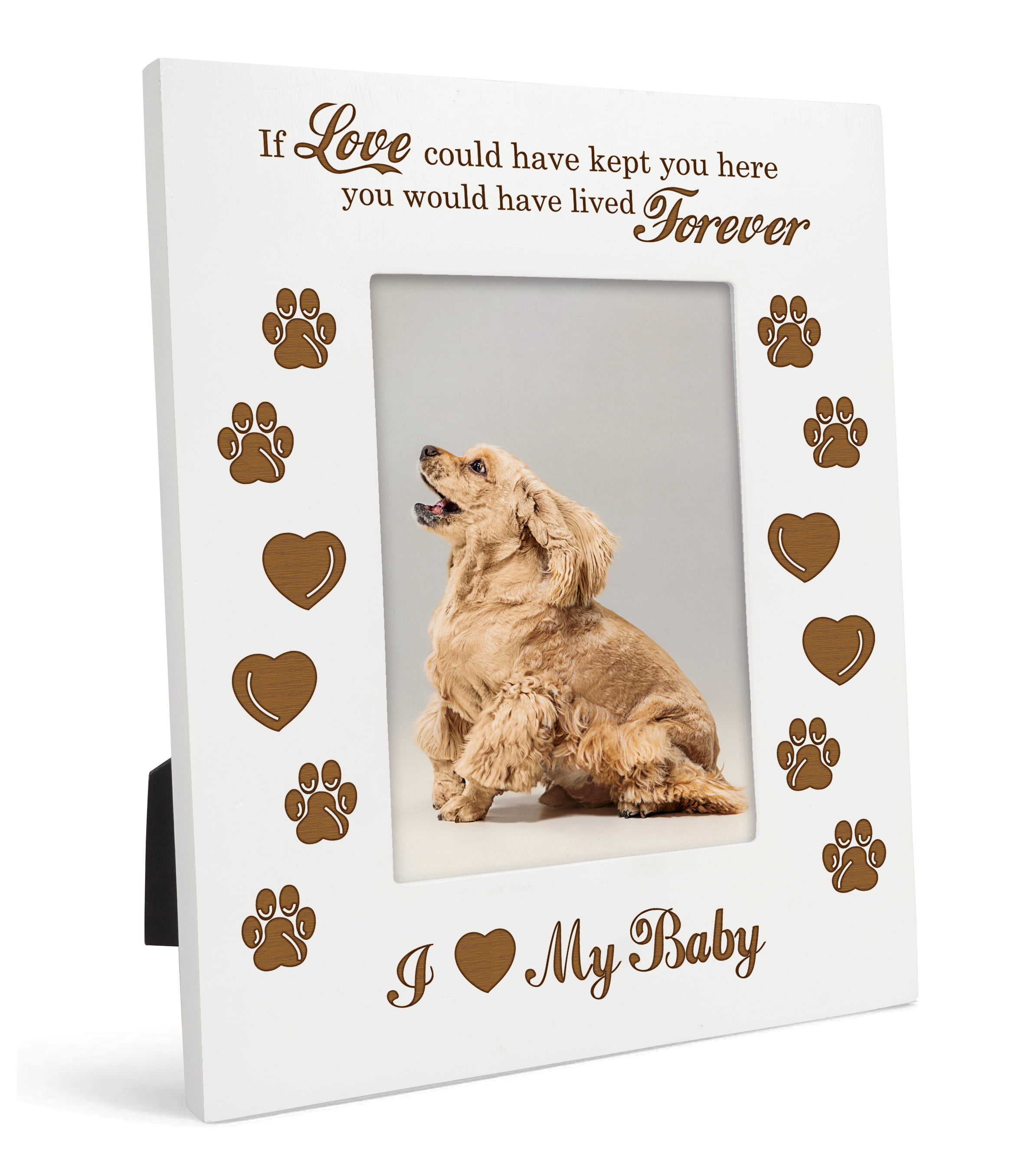 Best Dog Ever Engraved Wood Picture Frame-Dog lover gift-Doggie and me 