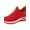 Red, variant on Dlongli Slip On Shoes for Women Casual Comfortable Athletic Tennis Walking Sneakers for Women with Memory Foam Medium