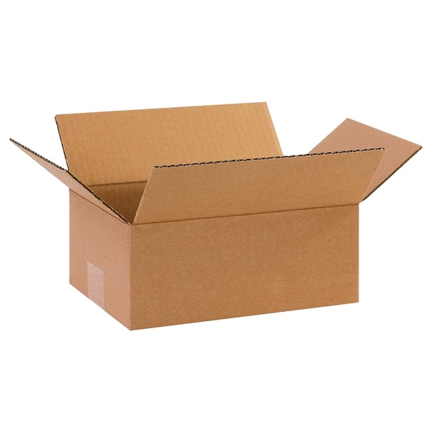 Partners Brand 10 X 7 X 4 Cajas De Cartón Corrugado Pequeñas 10"""L X 7""W X 4""H Paquete De 25 | Caja De Almacenamiento Móvil De Embalaje De Envío Para Cajas A Granel Al Por Mayor Fuertes Para El Hog