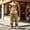 Khaki, variant on Dwelliawo Cargo Sweatpants for Men Big and Tall Cargo Pants Baggy Wide Leg Sweatpants Outdoor Workout Pants Joggers with Pocket Light Gray 3xL