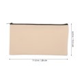 thumbnail image 2 of HINTRMENT 2Pcs Bank Deposit Money Bags With Zipper For Bills Storage Ivory Pu, 2 of 5