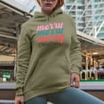 thumbnail image 2 of Merry Merry Merry Christmas Merch Gift, Sand Hooded Sweatshirt or Hoodie, Small, 2 of 5