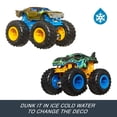 thumbnail image 4 of Hot Wheels Monster Trucks Color Shifters Toy Truck in 1:64 Scale (1Car; Styles May Vary, Item May Not Be Pictured), 4 of 8