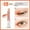 E, variant on SDJMa Glitter Eye-shadow Stick, Two-Tone Shimmer Gradient Eyeshadow Stick Double Colors Eyeshadow Stick Waterproof Glitter Eye Stick Eyeshadow Pen for Women Nude Makeup Is Not Easy To Get Dizzy (F)