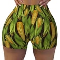 thumbnail image 2 of Fotbe Corn 2 Shorts Sin Costuras – Shorts Deportivos de Cintura Alta para Mujer, Elásticos para Gimnasio, Yoga, Running o Ciclismo-Medium, 2 of 8
