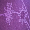 thumbnail image 1 of Ahgly Tapis d'Intérieur Lavable en Machine Carré Transitionnel Violet Cramoisi, 7 Pieds Carré, 1 of 7