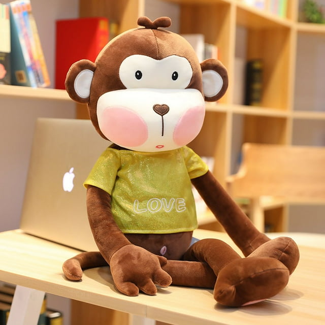Large Monkey Stuffed Animal Plush Monkey Toy for Children(Brown,70cm)
