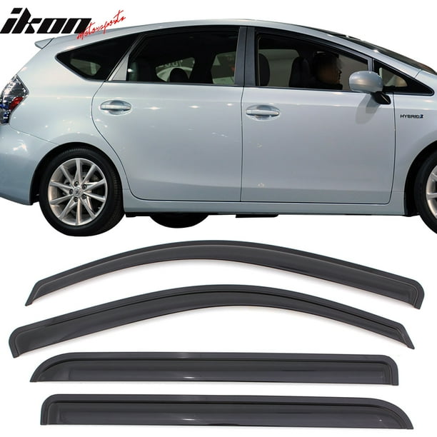 Compatible with 1218 Toyota Prius Window Vent Visor Deflector Rain