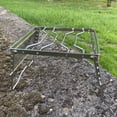 thumbnail image 2 of Stainless Steel Folding Lifting Windproof Grill 5 Levels Height Adjustable Outdoor Multifunctional Stoves Bracket Portable Camping Picnic Pot Rack with Storage Bag, 2 of 8