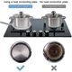 thumbnail image 4 of Induction Adapter, Induction Hob Converter Disc, Stainless Steel Heat Diffuser Ring Plate For Induct, 4 of 5
