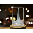 thumbnail image 5 of The Shard 3D Engraved Crystal Keepsake Souvenir, 5 of 8