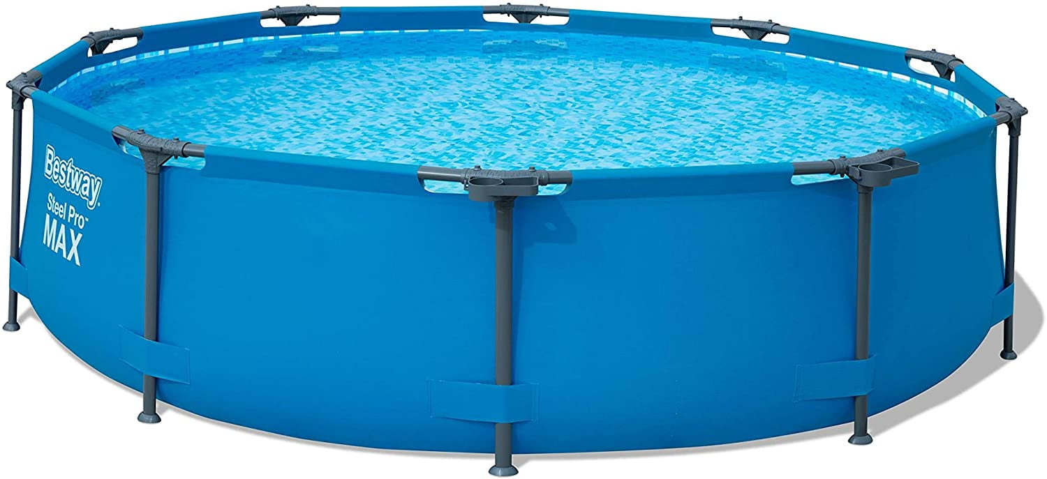 Intex 10ft x 30in Metal Frame Swimming Pool with Filter Pump 