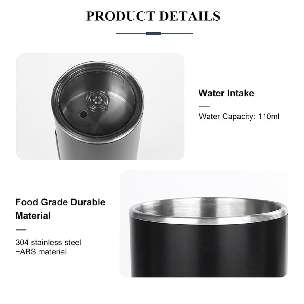 BQBQERT Portable Home Coffee Machine Fully Automatic Espresso Maker Coffee Machine Size Coffee Powder