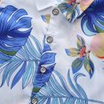 thumbnail image 6 of Odeerbi 0-7 Years Toddler Boys Girls Summer Hawaiian Outfits Cotton Beach Tropical Print Short Sleeve Shirt Shorts Set Two-piece Set Toddler Boys Girls Clothes, 6 of 9