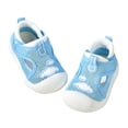 thumbnail image 2 of Viluyesy Baby Soft-Soled Summer Sneaker Sandals Breathable Mesh Casual Shoes Light Blue Size 1.5, 2 of 3