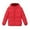 Red, variant on Boys Winter Coat Warm Down Fill Hooded Jacket Boys Girls Solid Color Padded Outerwear for Daily Wear