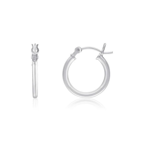1 1 2 sterling silver hoop earrings