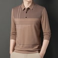 thumbnail image 1 of Blusa y camisa de manga larga con cuello vuelto para hombre, pijama deportivo para el hogar, camiseta de color liso, blusa deportiva de poliéster para hombre, 1 of 6