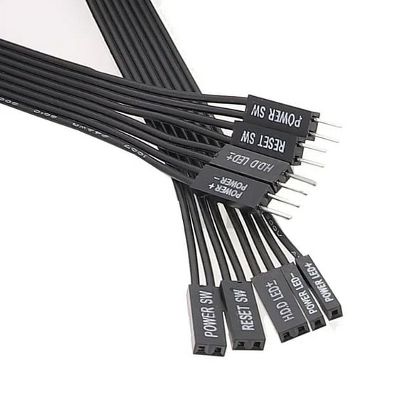 Motherboard HDD LED   LED - Reset Power SW Cable Start Switch Dupont Male To Female I/O Jumper Cable