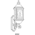 thumbnail image 2 of Ashmore Collection Three-Light Wall Lantern, 2 of 2