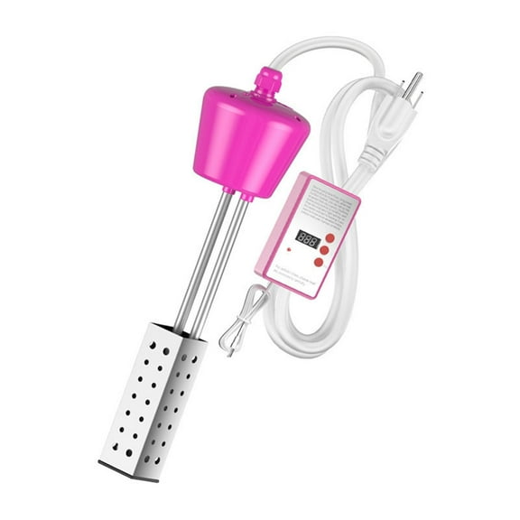 nTRIUQJ Pool Heater for Above Ground Pools, 1500W Paddling Pool Heater, Swimming Pool Heater, Portable Water Heater for Hot Tubs, Pink