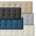 thumbnail image 3 of Rest Haven Eugene Square Tufted Upholstered Headboard, Twin/Twin XL, Beige, 3 of 10