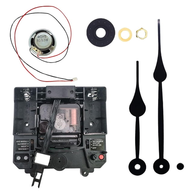 Clock Movement Mechanism with Hands Silent Mechanism Kits Parts Music for Repair B