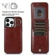 thumbnail image 2 of PU Leather Case With Card Slot Magnetic Holder Ring Phone Bag Cover For IPhone 14 13 12 11 Pro X XS Max XR 8 7 Plus SE 2022 2020, 2 of 5