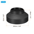 thumbnail image 2 of Unique Bargains 55mm Camera Lens Hood, 2Pcs Rubber Collapsible Lens Protector, Black, 2 of 7