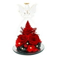 thumbnail image 4 of Mothers Day Mom Gifts for Women Preserved Flowers in Glass Angel Forever Flowers Gifts Eternal Roses Gifts for Grandma,Valentine's Day Gift(Red), 4 of 9