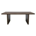 thumbnail image 2 of Modern Minimalist Wood Dining Table in Smoked Oak Stain, 2 of 5