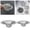 Silver, variant on 0.98 and 1.14" Small Drain Strainer, Sink Drain Hair Catcher, Bathroom Sink Strainer, 2PCS Drain Mesh Baskets for Laundry, Mop Pool, Utility, Slop, RV Sink, Stainless Steel Drain Filter