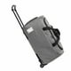 thumbnail image 3 of Maleta de viaje con ruedas, tipo duffel, ideal para camping, con asa extensible. Gris, 3 of 9