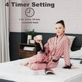 thumbnail image 4 of Gymax 78''x80'' Electric Heated Mattress Pad King Size w/ Overheat Protection, 4 of 10