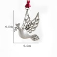 thumbnail image 2 of Mlless Christmas Tree Decor Pendant Hanging Metal Ornaments Santa Claus Snowflake Christmas Tree Snowman Animals Wreath Xmas Supplies, 2 of 6