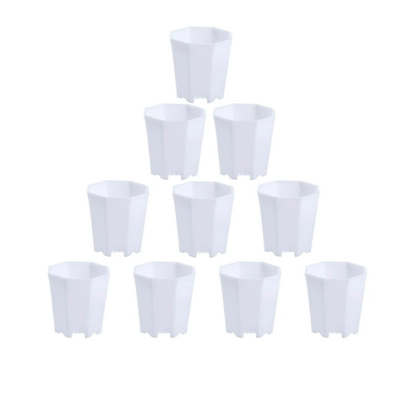 EGNMCR Decorative Flowerpot Resin 10 Pcs Planter Creationary For Succulent Flowerpot For Home Decoration Gardening Supplies Container Decorative Plants succulent flowerpot