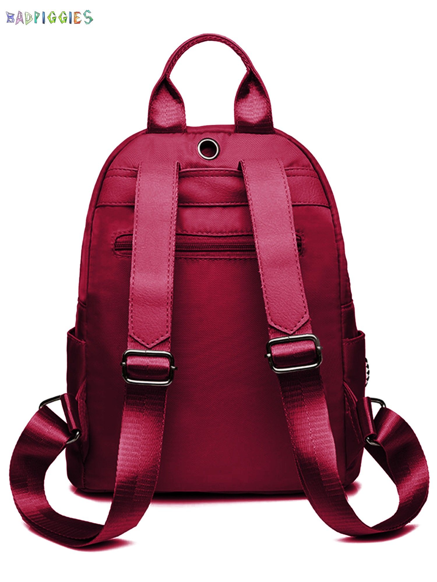 BadPiggies Women Backpack Waterproof Oxford Handbag Shoulder Travel Bag School Bag Anti-theft Rucksack - image 4 of 11
