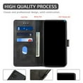 thumbnail image 2 of Dteck Case For Samsung Galaxy A12 6.5-inch,Luxury Leather Hybrid Rubber Case Flip Wallet Folio Magnetic Buckle with Credit Card / ID Slots Holder & Cash Pokcet Kickstand Shockproof Cover,Black, 2 of 7