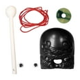 thumbnail image 1 of Milaget Guiros Percussion Instruments Guiro Frog with Mallet for Adults Boys Girls Black, 1 of 9