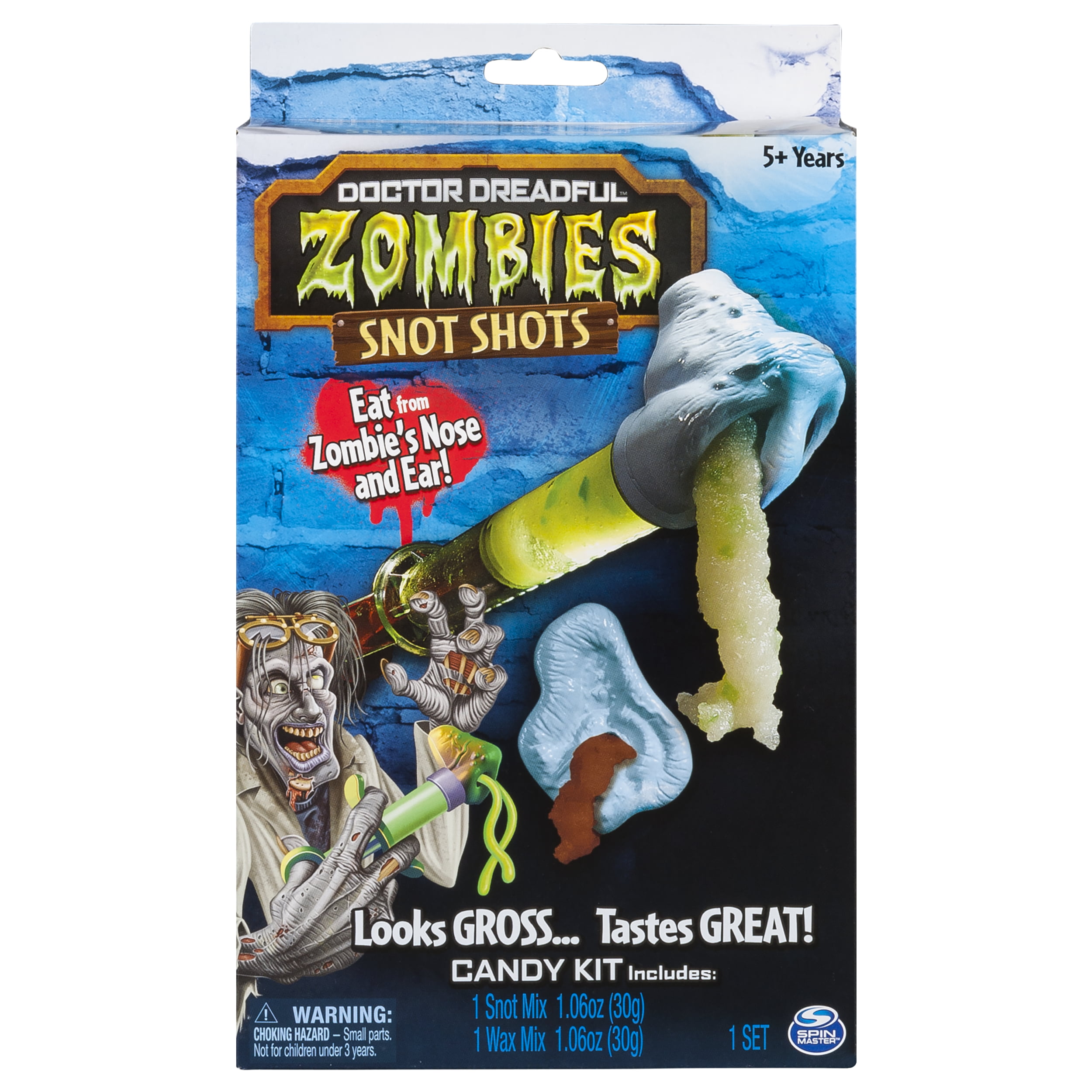 Doctor Dreadful Zombies Snot Shots Candy Mix with Accessories 