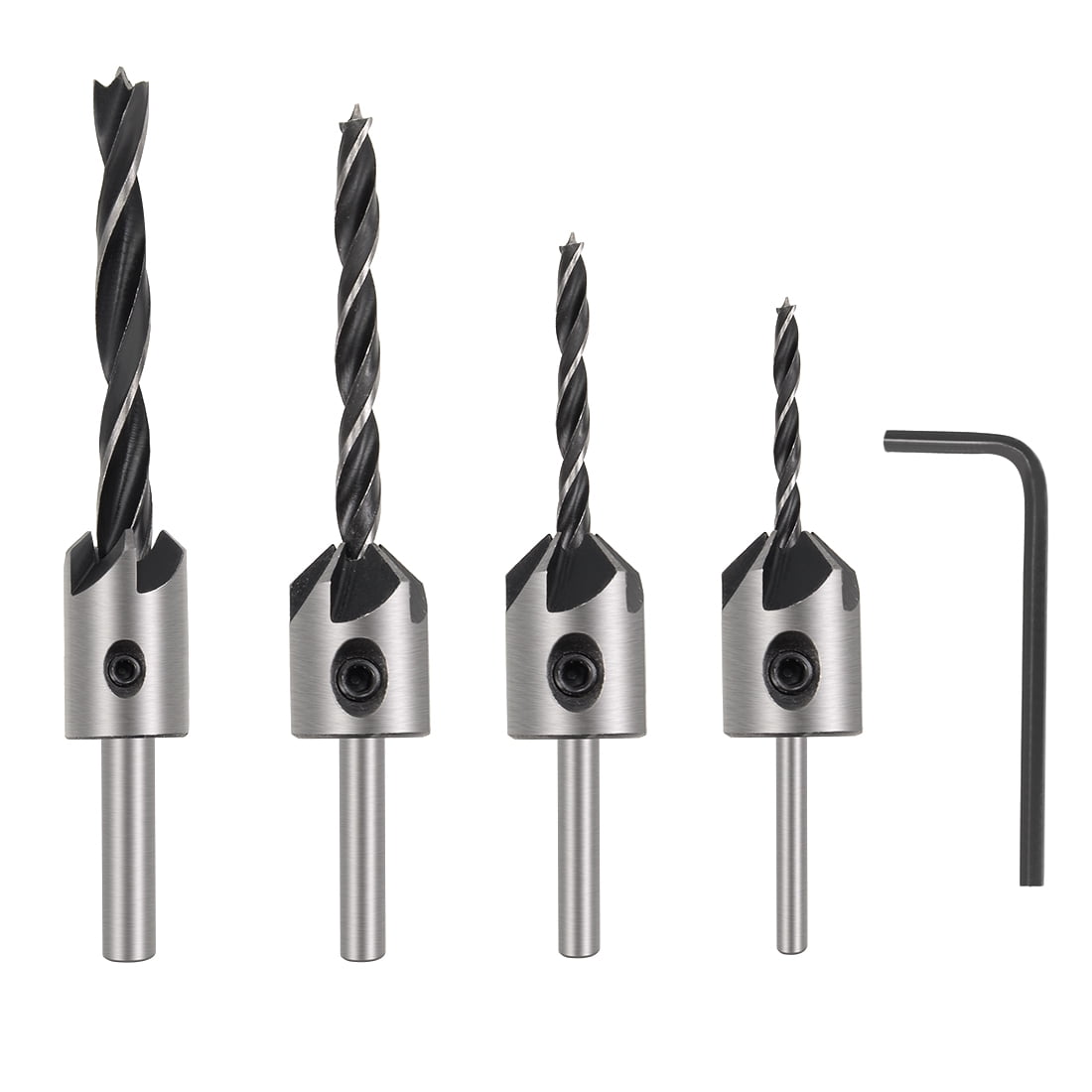 Countersink Drill Bits for Wood 3mm to 6mm Adjustable Reamer with Hex
