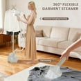 thumbnail image 5 of Garment Steamer for Clothes Standing, Heats in 45 Seconds with 1500W Power, 1.7L Water Tank for 55 Min Steaming, Includes Wheels for Easy Mobility, Standing Steamer Wrinkle Remover, 5 of 9