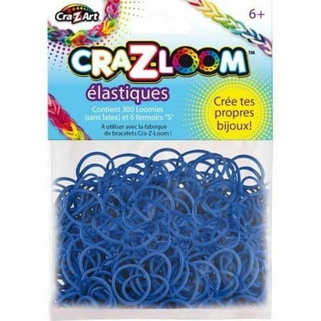 Cra-Z-Loom Dark Blue Rubber Band Basic Colors Refill