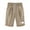 #7-Khaki, variant on Pntutb Womens Shorts,Women's Plus Size Summer Print Five Points Cotton Linen Pants Casual Shorts