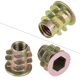 thumbnail image 3 of Hex Drive Furniture Nut M5*10mm Zinc Alloy Hex Drive Head Furniture Nuts Threaded for Wood Insert Hex Head Furniture Nut, 3 of 5