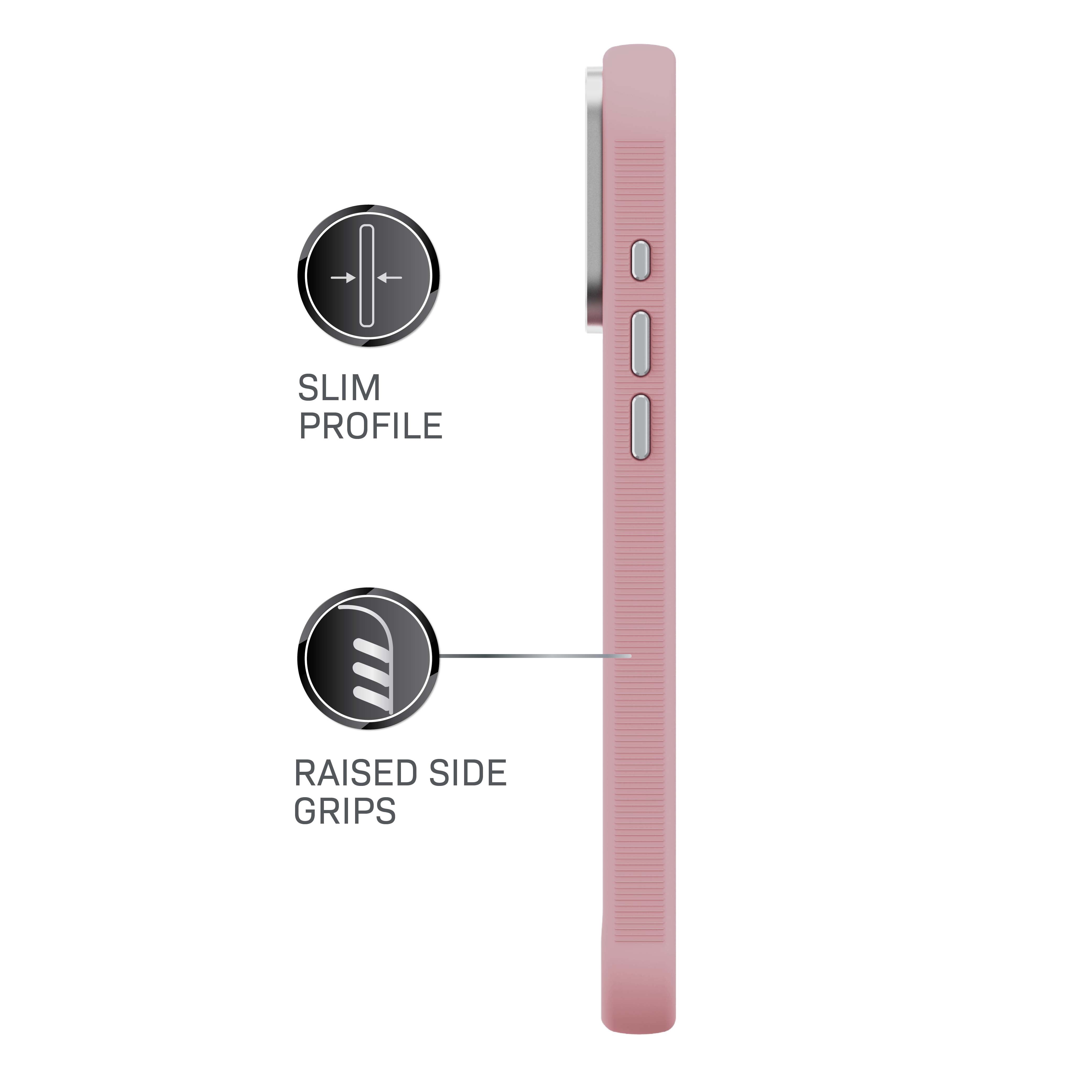 Body Glove Reflector Phone Case for iPhone 18 Pro Max / 17 Pro Max, MagSafe Compatible - Metallic Rose Gold